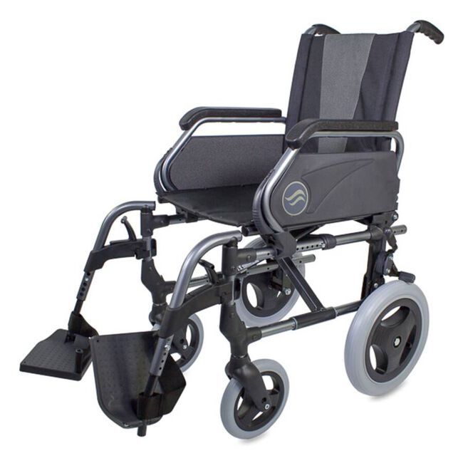 Breezy Style Silla de Ruedas 43 cm 12P de Aluminio, 1 Unidad