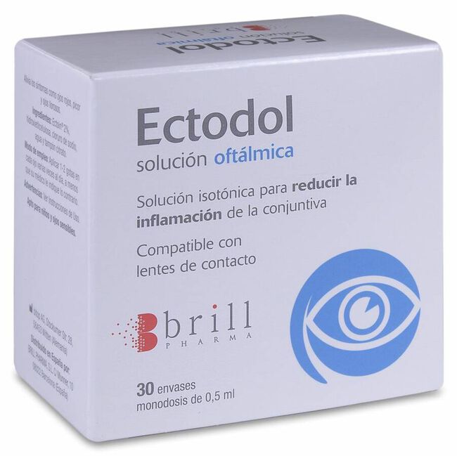Ectodol Solución Oftal, 30 Uds