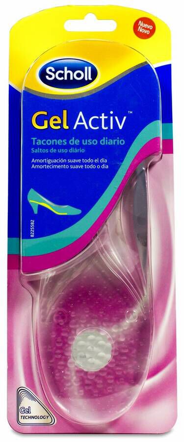 Scholl GelActiv Tacón Diario, 1 Par