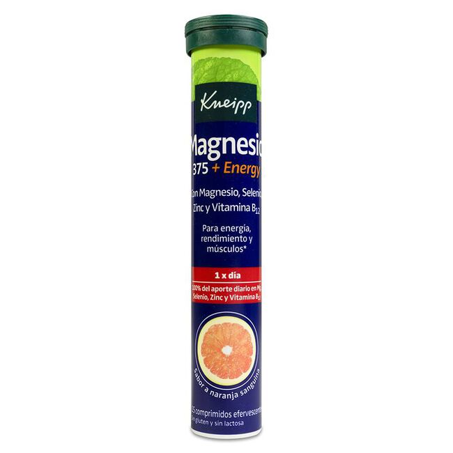 Kneipp Magnasio 375 +Energy, 15 Comprimidos