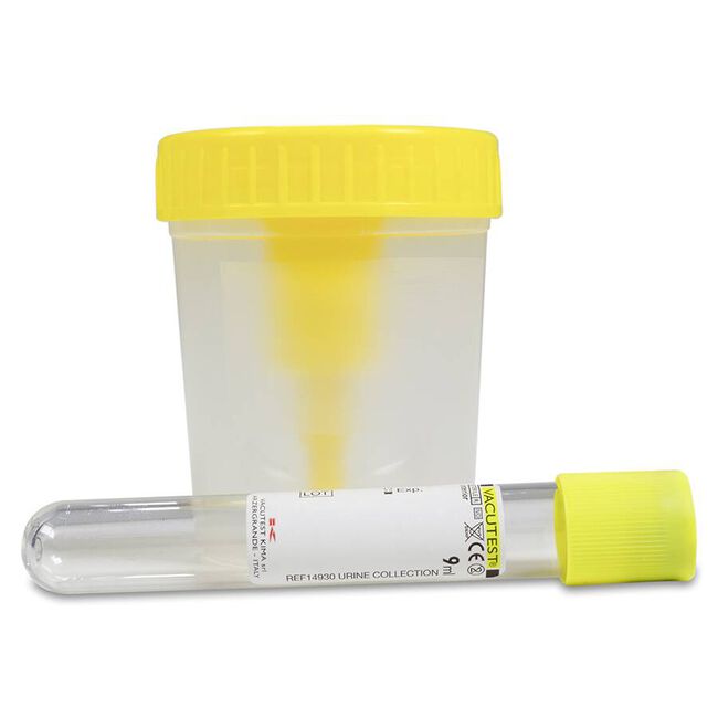 imagen de Envase Orina Vac&iacute;o + Tubo, 1 Ud