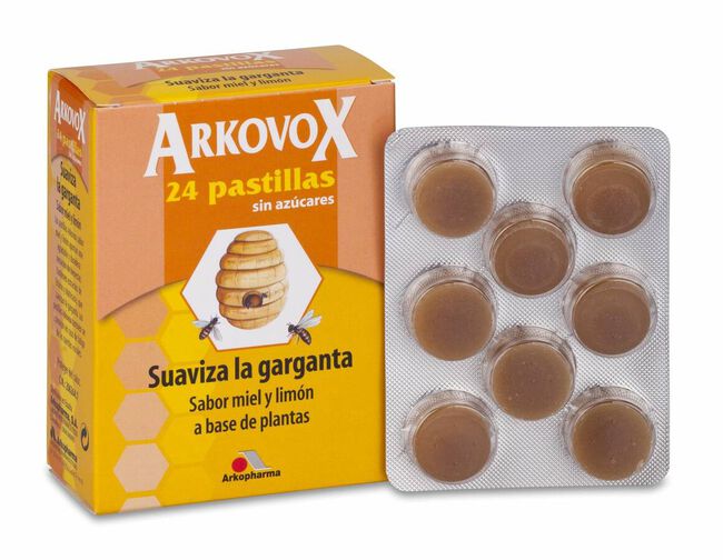 Arkopharma Arkovox Miel y Limón, 24 Pastillas