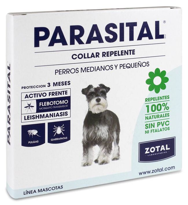 Parasital Collar Antiparasitario Perro, 58 cm