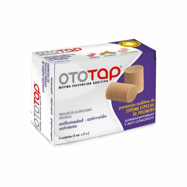 Ototap Tapones de Espuma, 6 Uds
