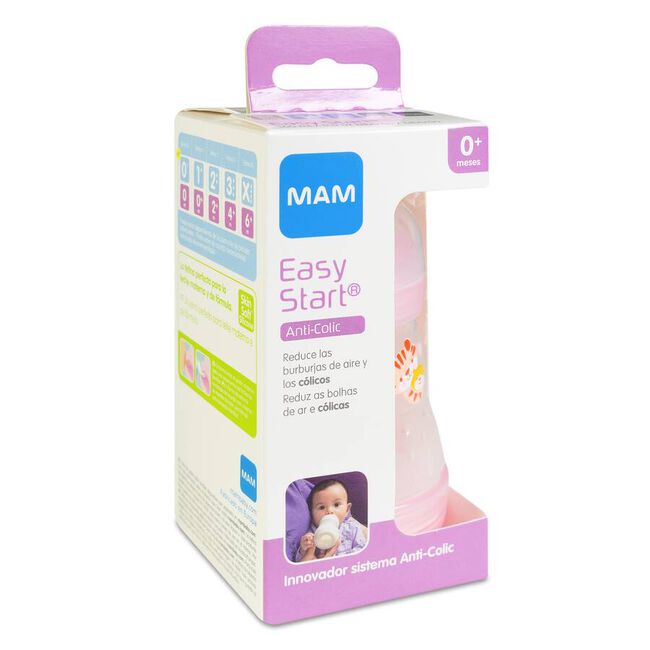 Mam Biberón Easy Start Anticólicos +0 meses, 160 ml