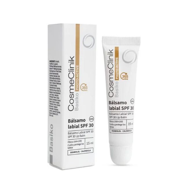 CosmeClinik Basiko Bálsamo Labial SPF30, 15 ml
