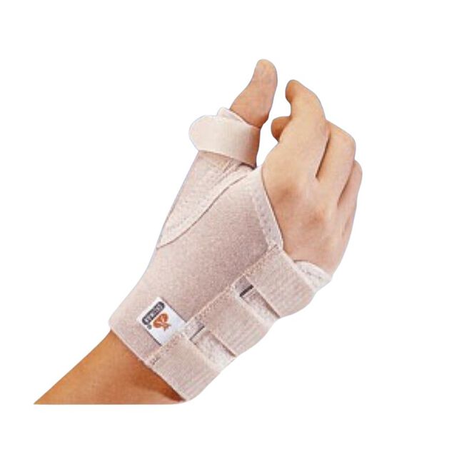 imagen de Orliman Mu&ntilde;equera El&aacute;stica Pulgar Abierta F&eacute;rula Izquierda Mp-I70 Talla 4, 1 Unidad