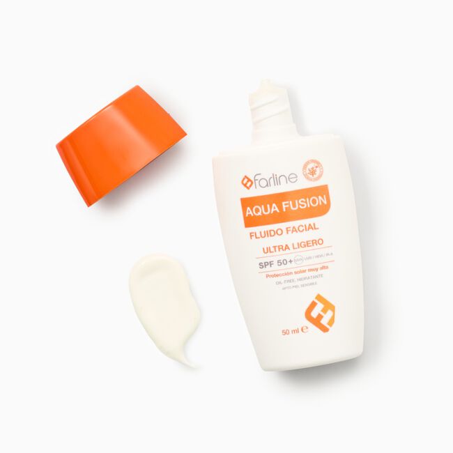 imagen de Farline Fluido Facial Aqua Fusi&oacute;n SPF 50+, 50 ml