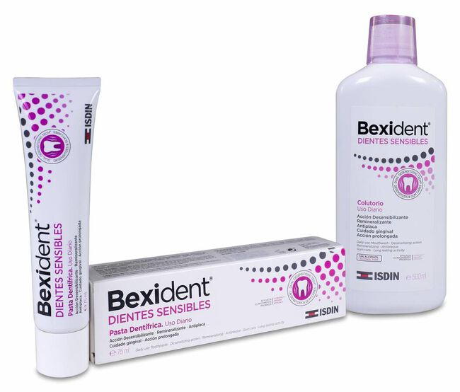 Pack Isdin Bexident Dientes Sensibles Colutorio + Pasta Dentífrica, 2 uds