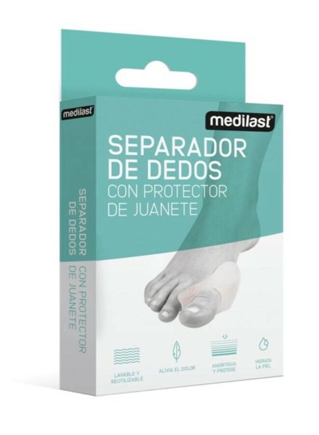 Medilast Separador de Dedos con Protector de Juanete, 1 Ud