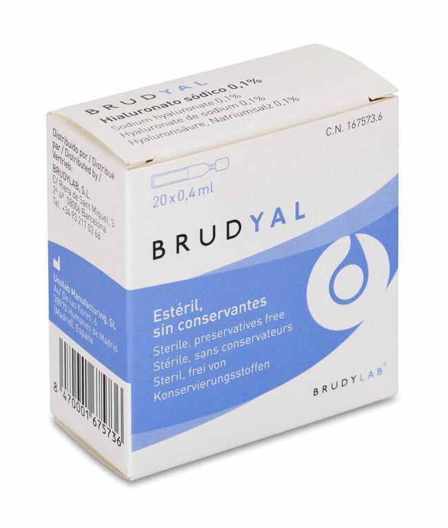 Brudyal Colirio, 20 Uds