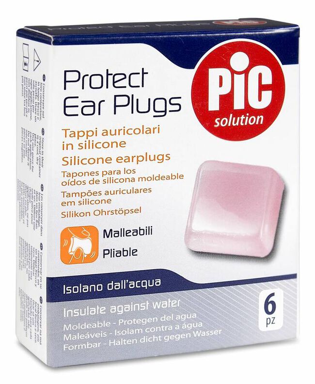 Pic Solution Tapones Oídos Silicona Moldeable, 6 Uds