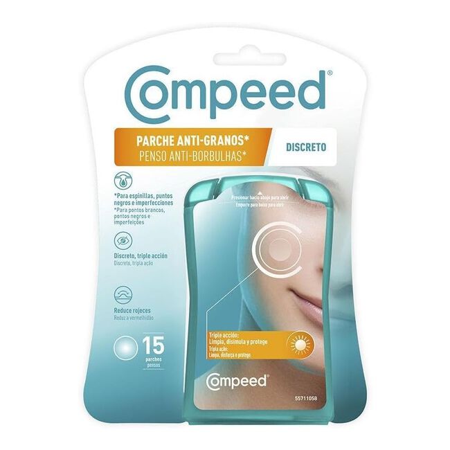Compeed Parche Antigranos Discreto, 15 uds