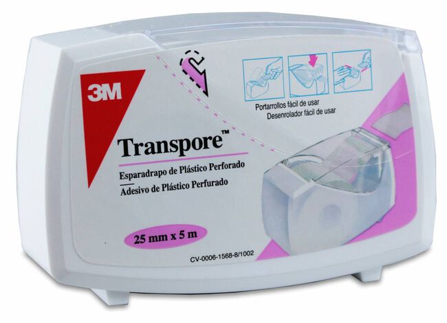 Esparadrapo Transpore 5 x 2,5 cm