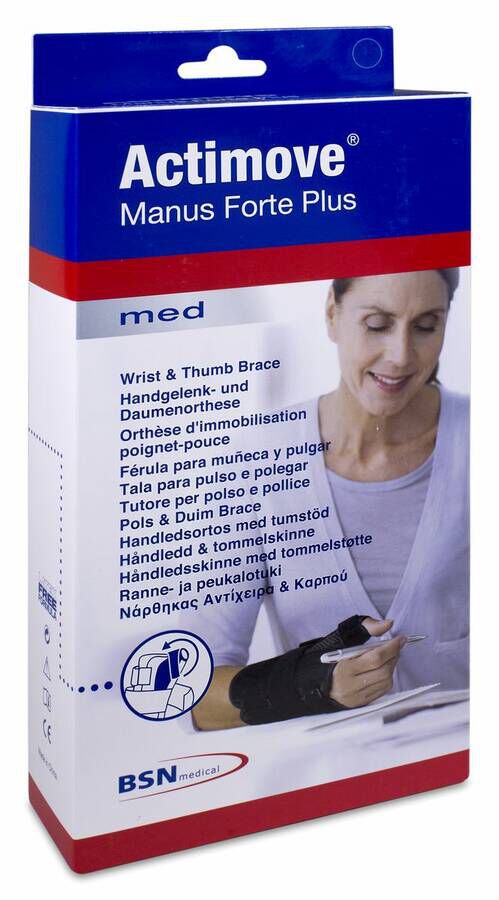 Actimove Manus Forte Plus Derecha, Talla S/M, 1 Ud