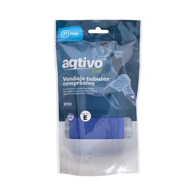 Prim Aqtivo Sport Vendaje Azul Talla E, 1 Unidad