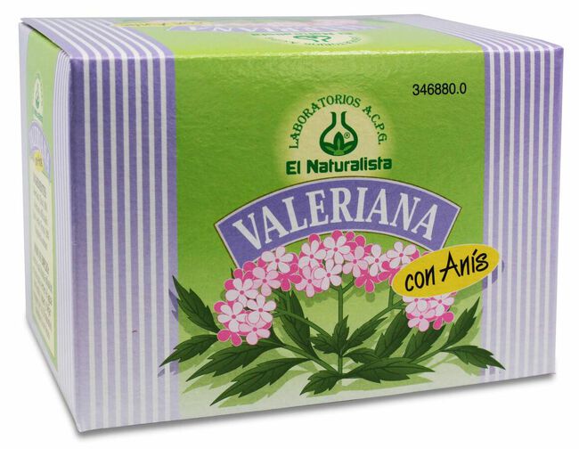 El Naturalista Valeriana con Anís, 20 Uds