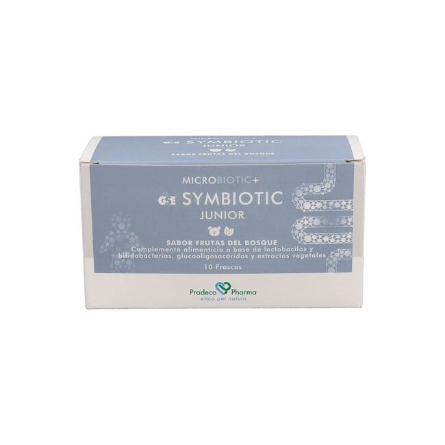 Prodeco Pharma Microbiotic + GSE Symbiotic Junior Frutos del Bosque, 10 unidades