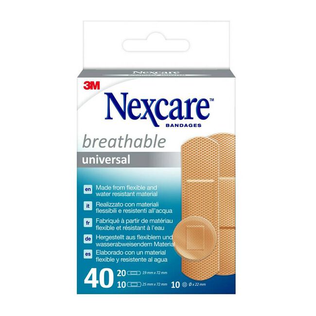 Nexcare Universal Surtido Impermeable, 40 Uds