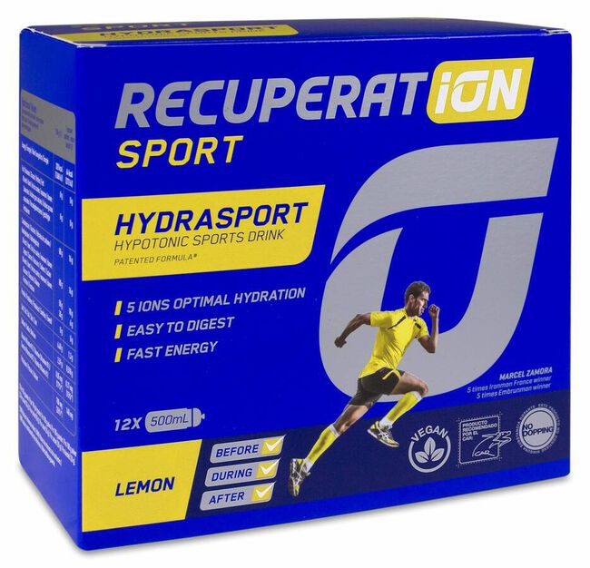 Recuperat Ion Hydrasport Limón, 12 Sobres