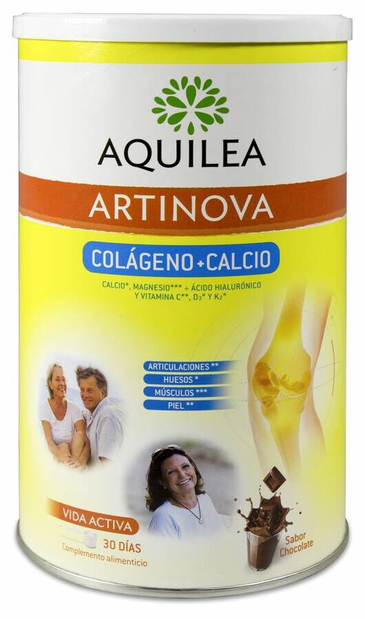 Aquilea Artinova Colágeno y Calcio Sabor Chocolate, 375 g