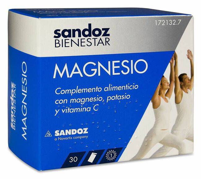 Sandoz Bienestar Magnesio, 30 Sobres