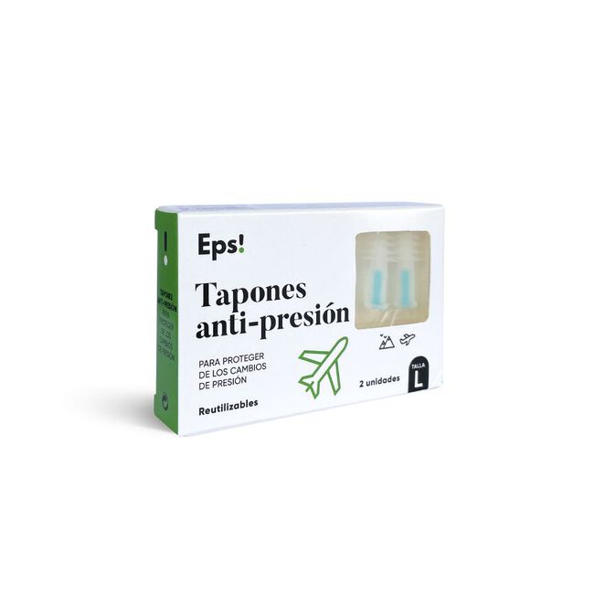 Eps! Tapones Antipresión Talla L, 2 Unidades