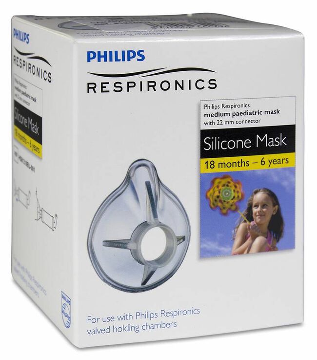 Philips OptiChamber Mascarilla Infantil, 1 Ud