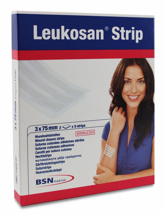 Leukosan Strip 3 x 75mm, 5 Uds