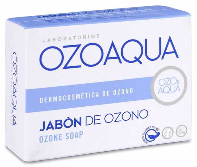 Ozoaqua Jabón de Ozono en Pastilla, 100 g