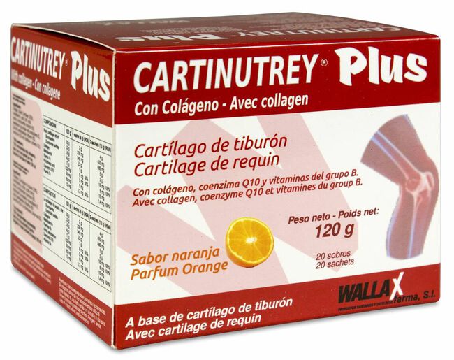 Cartinutrey Plus con Colágeno, 20 Uds