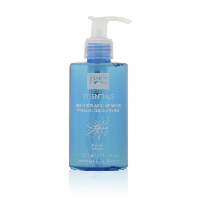 MartiDerm Essentials Gel Micelar Limpiador, 200 ml