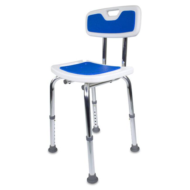 Prim Asiento Ducha con Respaldo U347, 1 Unidad