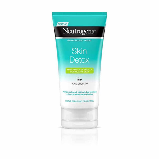 Neutrogena Skin Detox Mascarilla De Arcilla Purificante, 150 ml