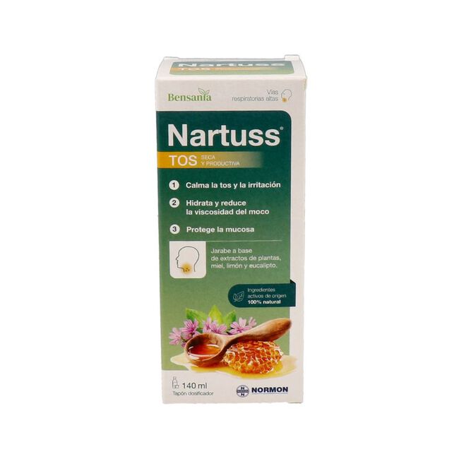 Normon Bensania Nartuss Tos Seca y Productiva, 140 ml