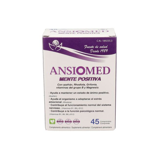 Bioserum Ansiomed Mente Positiva, 45 comprimidos