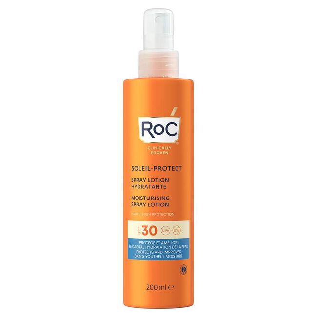 Roc Soleil-Protect Spray Hidratante SPF30+, 200 ml