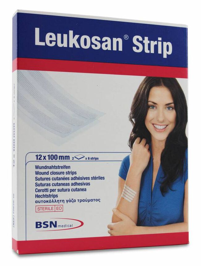 Leukosan Strip 12 x 100mm, 6 Uds