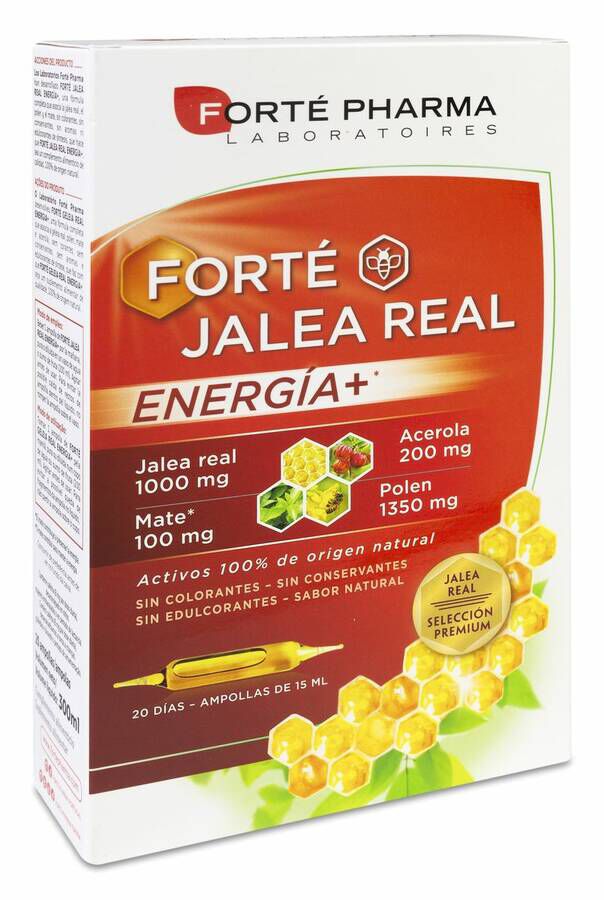 Forté Pharma Jalea Real Energía+, 20 Uds