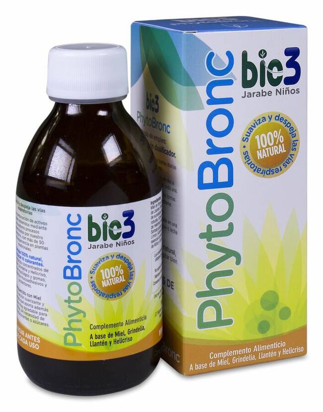 Bie3 Phytobronc Jarabe para Niños, 210 g