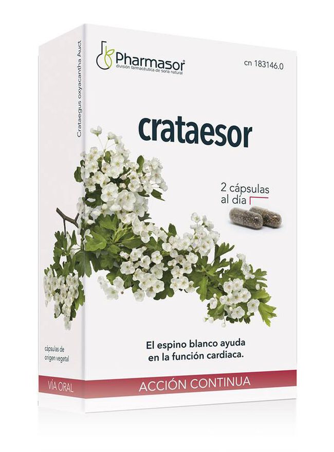 Soria Natural Crataesor, 30 Cápsulas