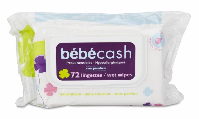 Freelife Bebé Cash Sensitive Toallitas Limpiadoras, 72 Uds