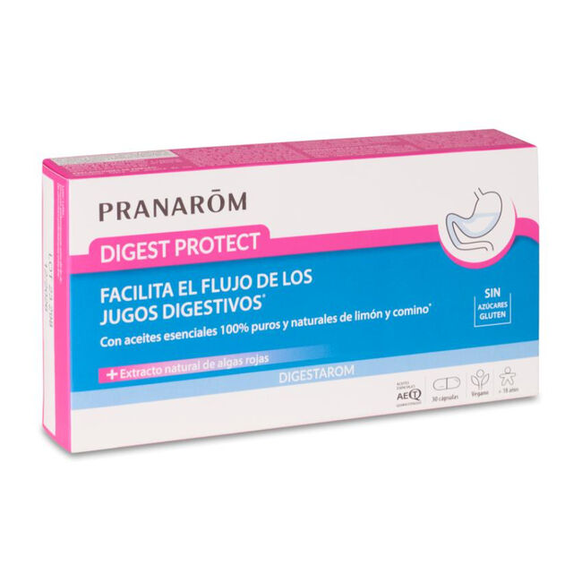 Pranarom Digestarom Digest Protect, 30 cápsulas
