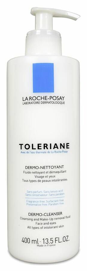 La Roche-Posay Toleriane Fluido Dermolimpiador, 400 ml
