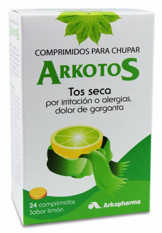 Arkopharma Arkotos Limón, 24 Comprimidos