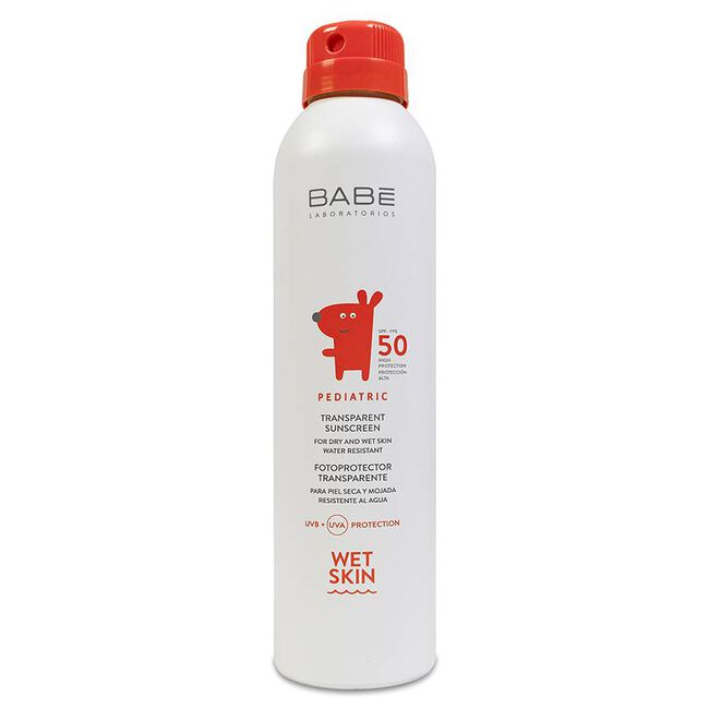 Babé Pediatric Fotoprotector Wet Skin SPF50+, 200 ml