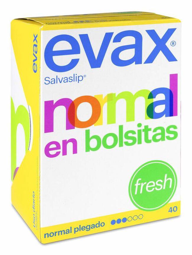 Evax Salvaslip Normal en Bolsitas Fresh, 40 uds