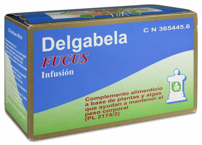 Delgabela Fucus Infusión Adelgazante, 25 Uds