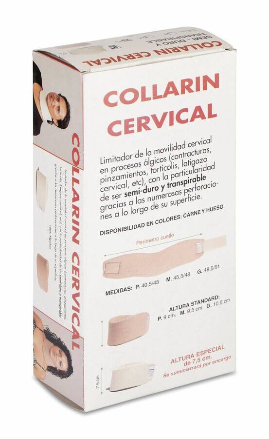 Tovipie Collar Cervical Transpirable Talla M, 1 Ud