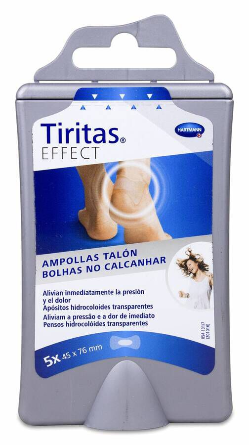 Tiritas DermaActive Ampollas Talón 76 X 45 mm, 5 Uds